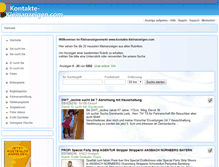 Tablet Screenshot of kontakte-kleinanzeigen.com